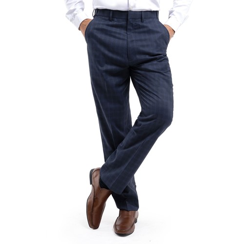 Men formal check - check, trousers