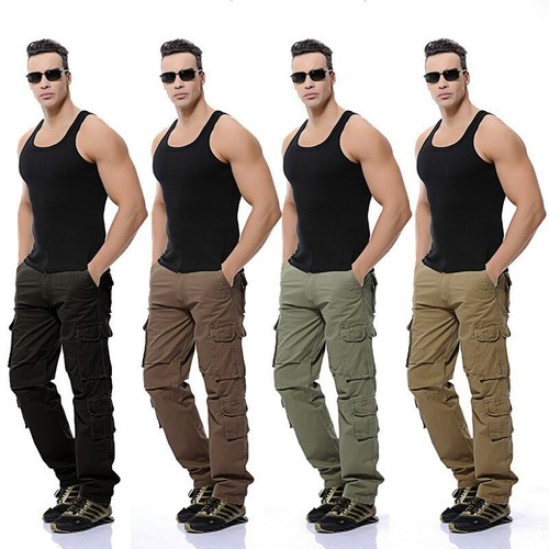 Mens cargo combat trousers - combat,