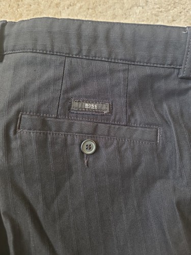 Hugo boss pinstripe black - pinstripe,