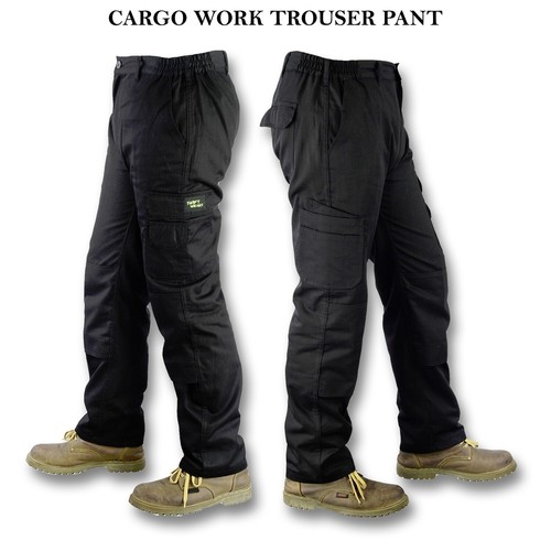 Mens black cargo combat - black,