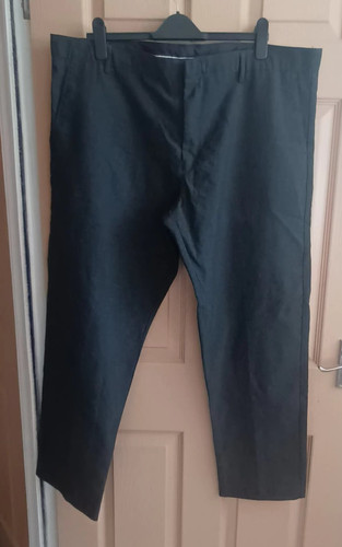 Grey dress trousers - trousers, size