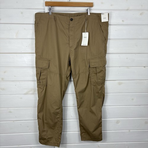 Trousers mens size 46 - mens, tan